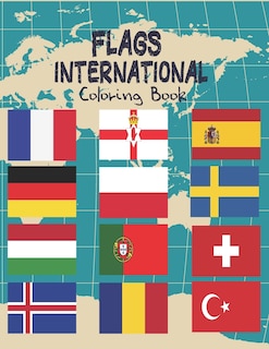 Front cover_Flags International Coloring Book
