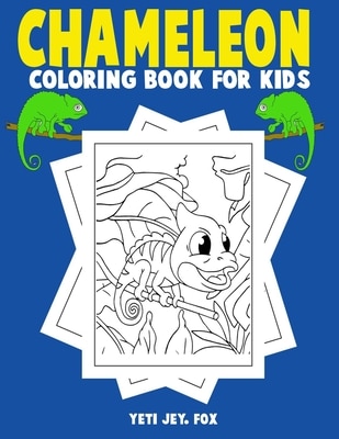 Couverture_Chameleon coloring book for kids