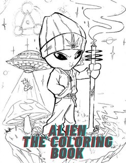 Front cover_Alien the Coloring Book