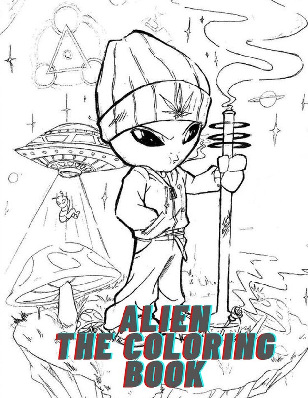 Front cover_Alien the Coloring Book