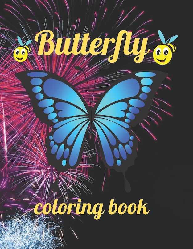 Front cover_Butterfly coloring book