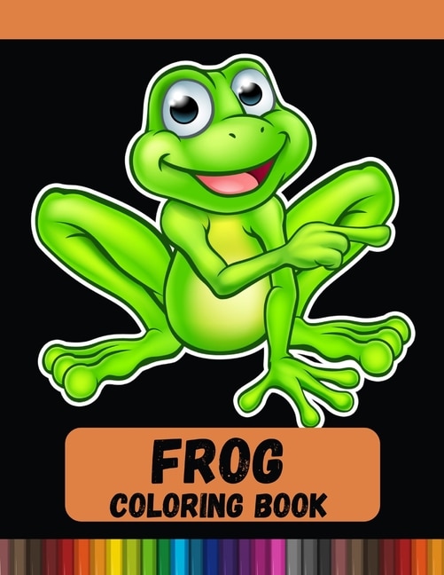 Front cover_Frog Coloring Book