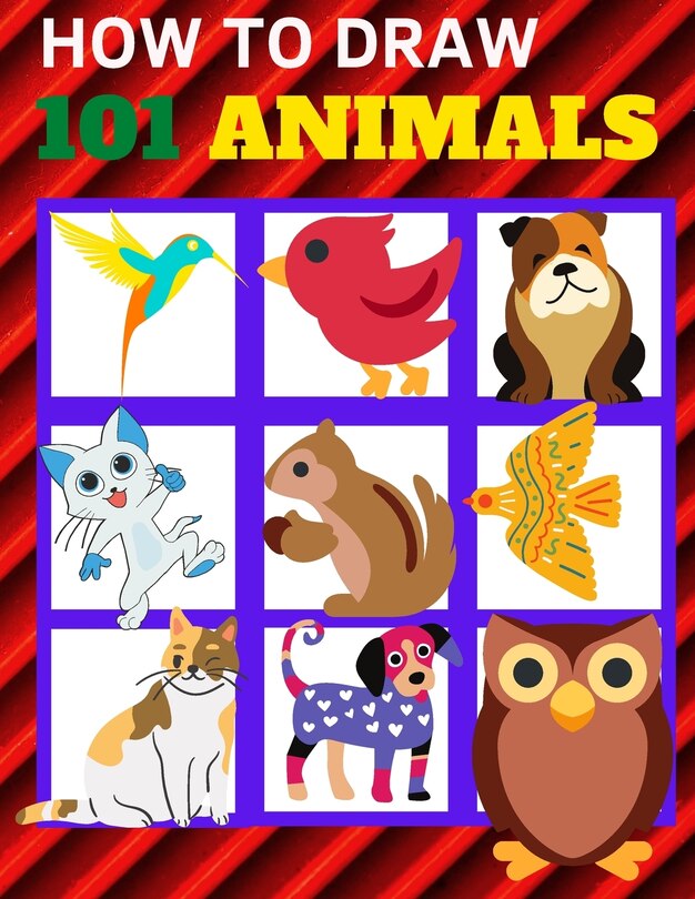Couverture_how to draw 101 animals