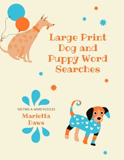 Front cover_Large Print Dog and Puppy Word Searches