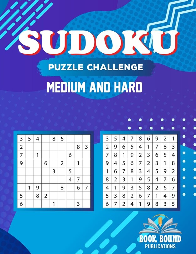 Front cover_Sudoku Puzzle Challenge Medium And Hard