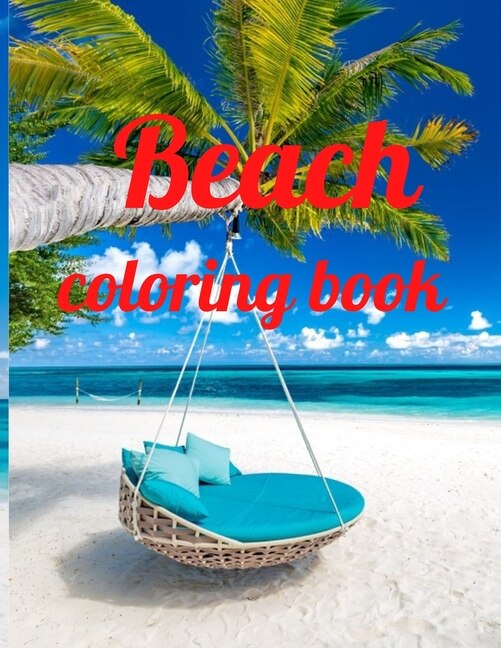 Front cover_Beach coloring book