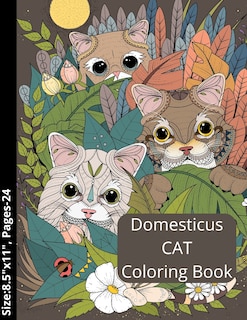 Front cover_Domesticus CAT Coloring Book
