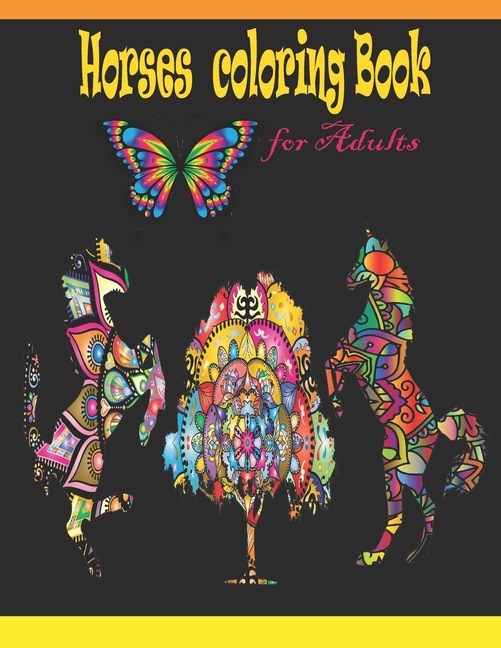 Couverture_Horses Coloring Book for Adults
