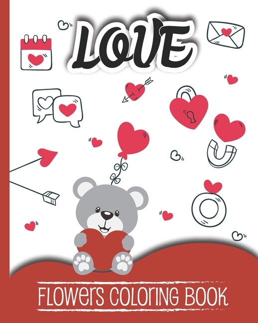 Front cover_LOVE Flowers Coloring Book