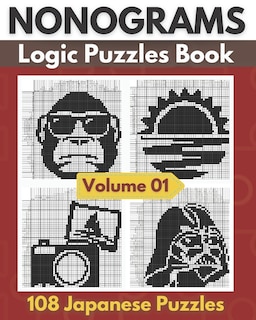 Nonograms Logic Puzzles: Upper Intermediate To Hard Level Picross, Hanjie, Griddlers Logic Puzzles Game Book ( Nonograms Puz