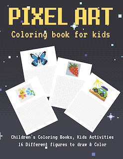 Front cover_Pixel Art Coloring Book For kids