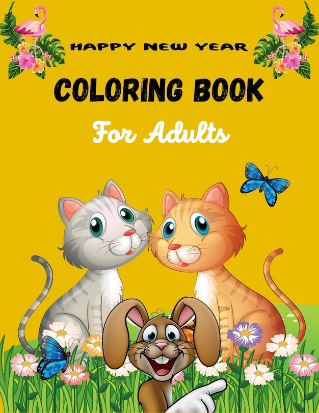 Couverture_HAPPY NEW YEAR COLORING BOOK For Adults