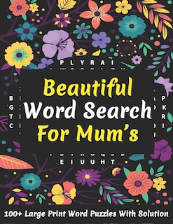 Front cover_Beautiful Word Search For Mum's