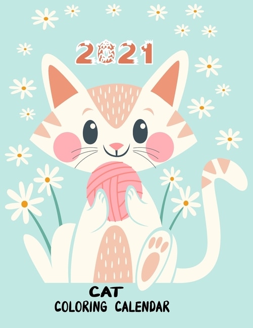 Front cover_2021 Cat Coloring Calendar