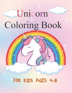 Front cover_Unicorn Coloring Book