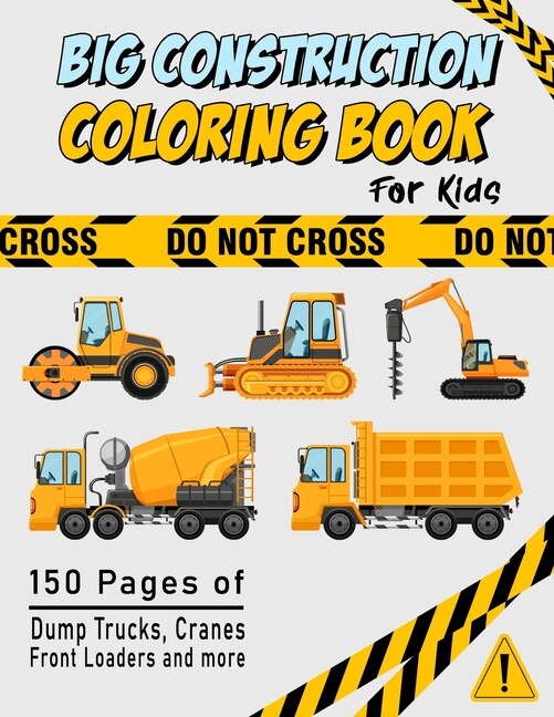 Couverture_Big Construction Coloring Book For Kids