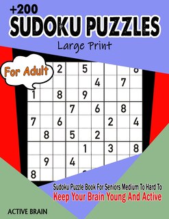 Front cover_Sudoku Puzzles For Adults
