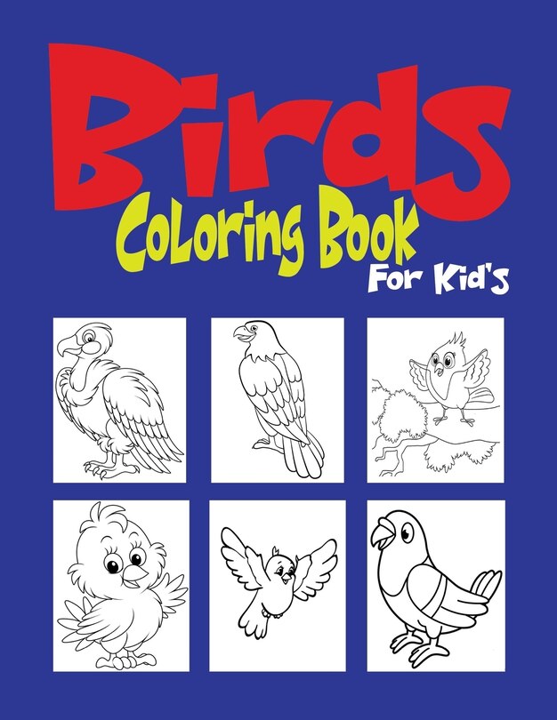 Front cover_Birds Coloring Book For Kids