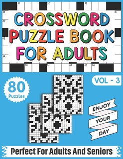 Front cover_Crossword Puzzle Book For Adults