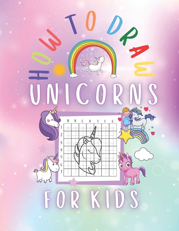 Front cover_How to Draw Unicorns for kids