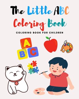 Couverture_The Little ABC Coloring Book, Children's Coloring Books