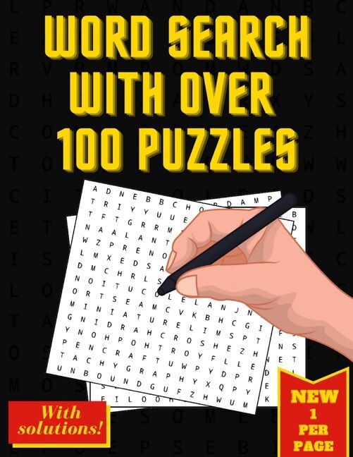 Front cover_Word Search with Over 100 Puzzles