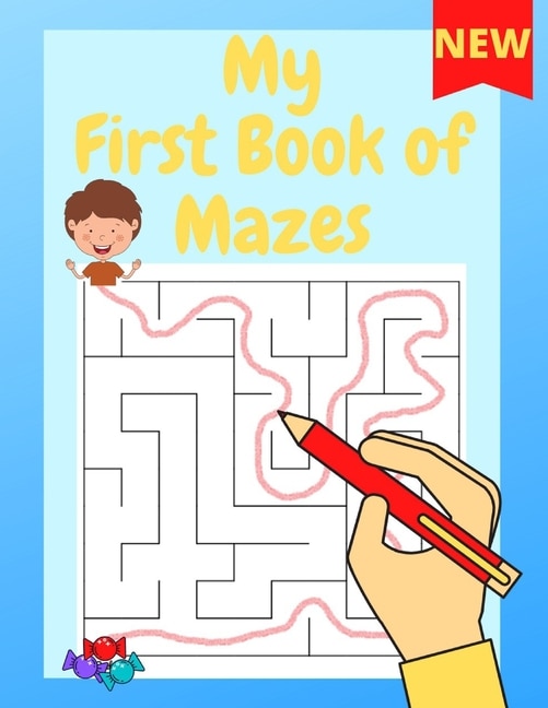 Front cover_My First Book of Mazes
