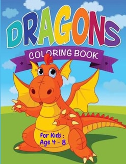 Front cover_Dragon's Coloring Book For kids