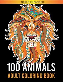 Couverture_100 Animals Adult Coloring Book