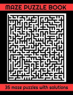 Front cover_Maze Puzzle Book 35 Maze Puzzles with Solutions