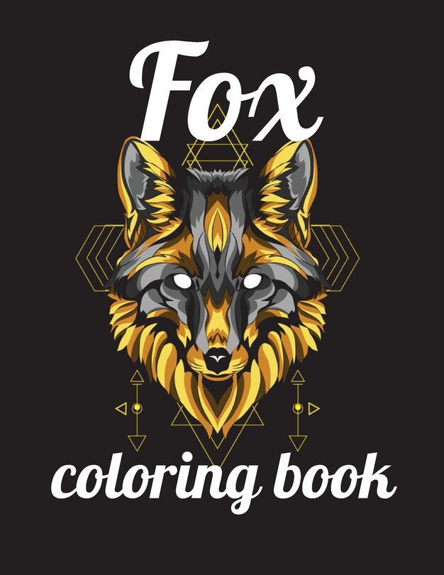 Front cover_Fox coloring book