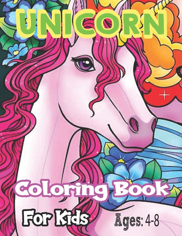 Couverture_Unicorn Coloring Book Kids Ages