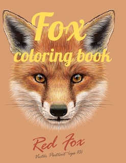 Front cover_Fox coloring book