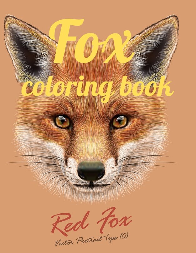Front cover_Fox coloring book
