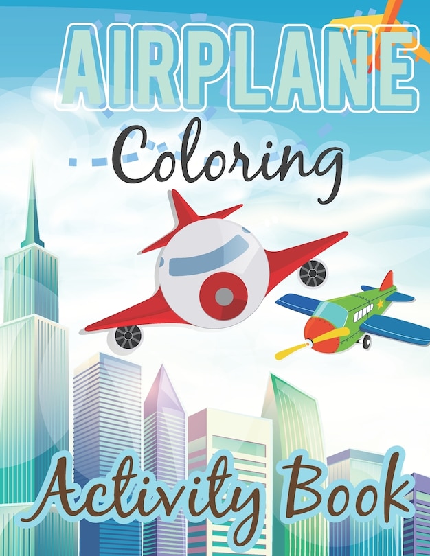 Front cover_Airplane Coloring Book