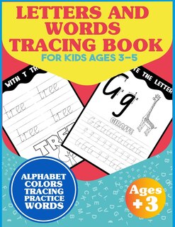 Couverture_Letters and words tracing book for kids ages 3-5
