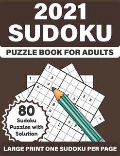 Couverture_2021 Sudoku Puzzle Book For Adults