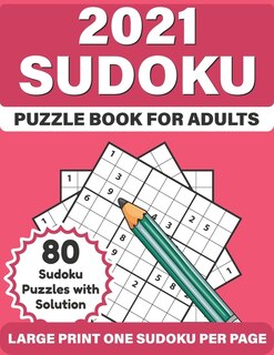 Couverture_2021 Sudoku Puzzle Book For Adults
