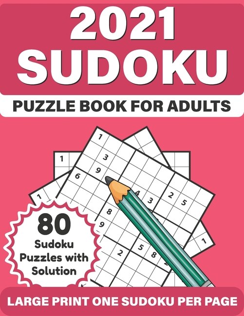 Couverture_2021 Sudoku Puzzle Book For Adults