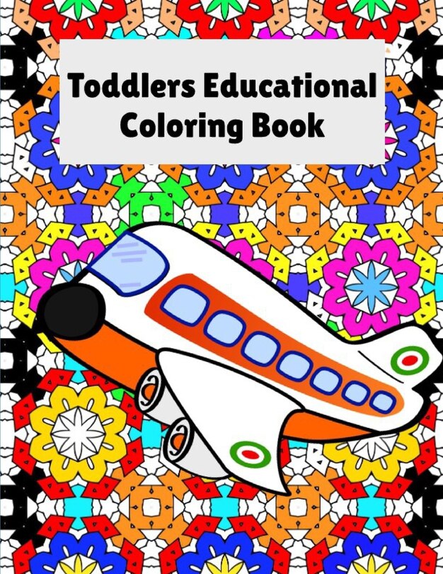 Front cover_Toddler's Educational Coloring Book
