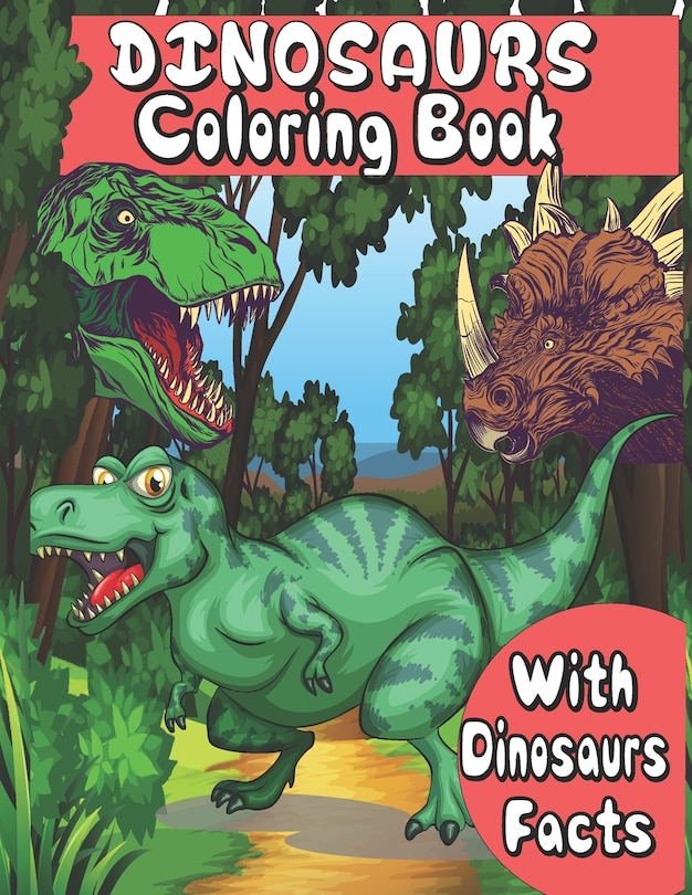 Front cover_Dinosaurs Coloring Book