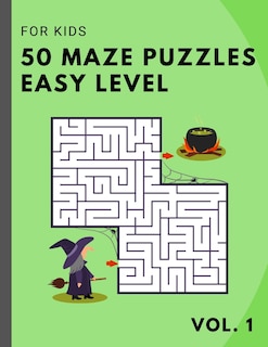 Couverture_Maze Puzzle EASY Level for KIDS - vol. 1