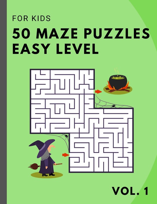 Couverture_Maze Puzzle EASY Level for KIDS - vol. 1