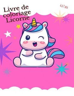Couverture_Livre de Coloriage Licorne
