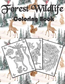 Front cover_Forest Wildlife Coloring Book