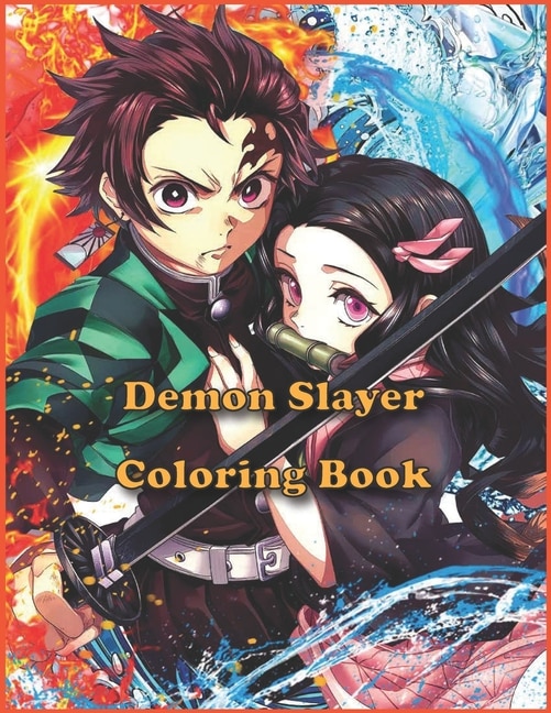 Front cover_Demon Slayer Coloring Book