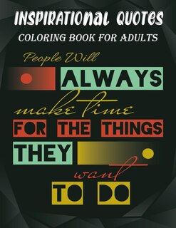 Couverture_Inspirational Quotes Coloring Book For Adults