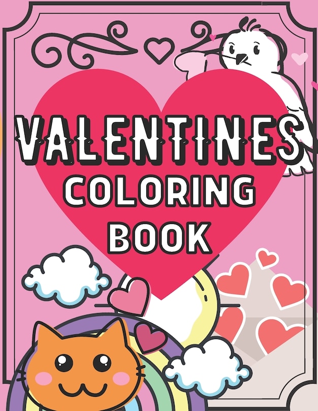 Front cover_Valentine's Coloring Book