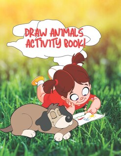 Front cover_Draw Animals Activity Book