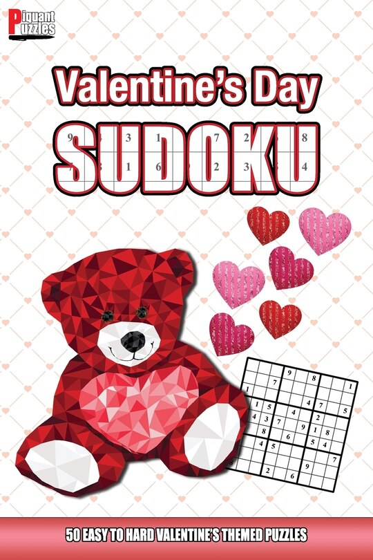 Front cover_Piquant Puzzles Valentine's Day Sudoku